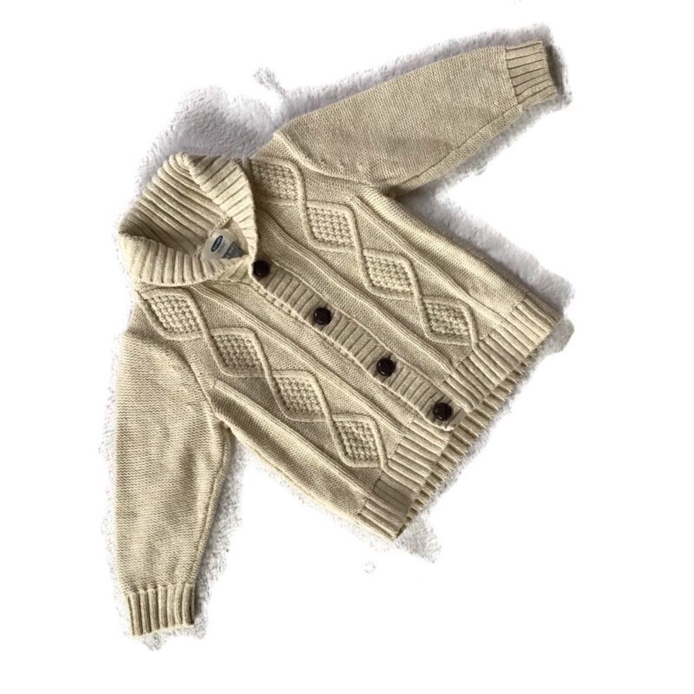 Old Navy Cable Knit Shawl Cardigan Sweater